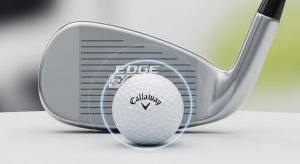 Callaway Edge cavity back iron head showing perimeter weighting design