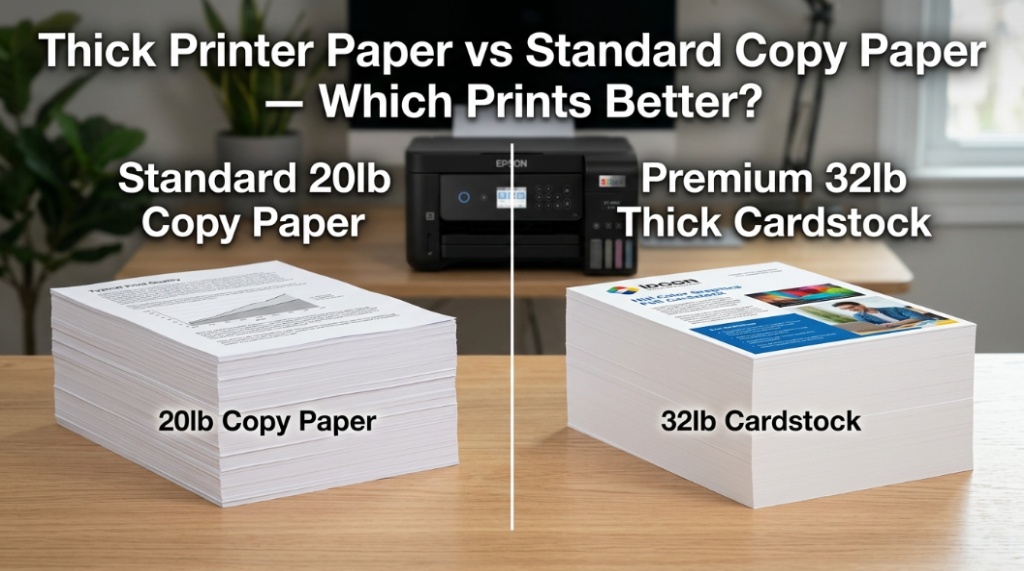 Thick Printer Paper vs Standard Copy Paper  Which Prints Better?